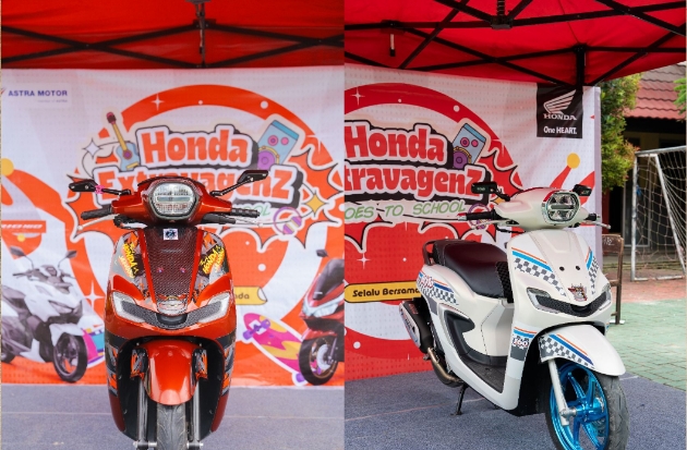 Motor Honda Modifikasi Curi Perhatian di Ajang Extravagen-Z