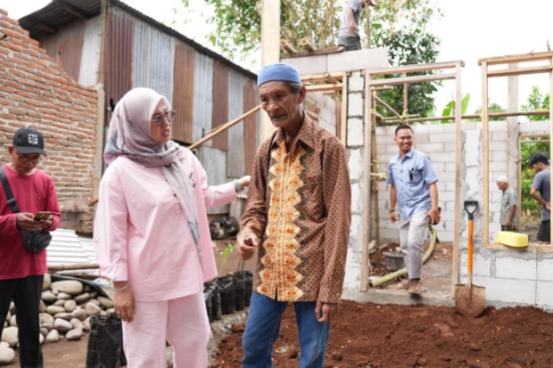 Progres Pembangunan Bedah Rumah Keluarga Miskin Ekstrem Gowa Semakin Terlihat