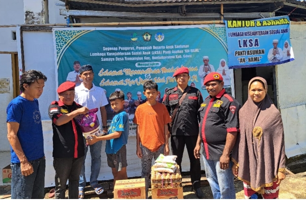 Bakti Sosial, Grib Jaya Sulsel Berbagi di 35 Panti Asuhan