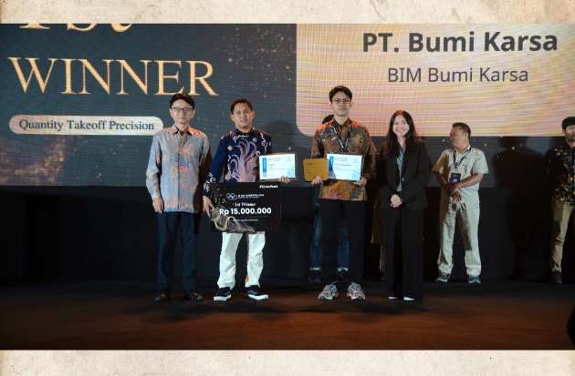 Bumi Karsa Juara 1 Kompetisi BIM Nasional, Bukti Keseriusan Terapkan Teknologi Digital