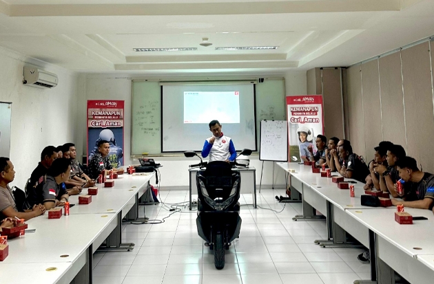 Asmo Sulsel Kembali Gelar Edukasi Safety Riding, Sasar Perusahaan Jasa Outsourcing