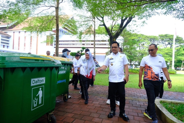 Jaga Kebersihan di CFD, Pemkab Gowa Siapkan 12 Unit Tempat Sampah