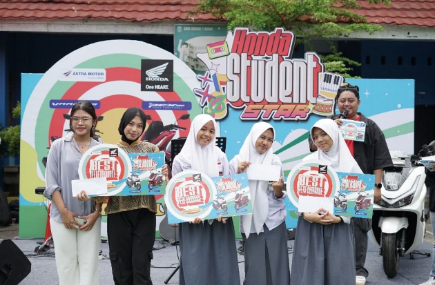 Honda Student Star: Kolaborasi Edukatif dan Hiburan di SMAN 1 Gowa