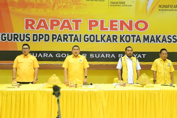 Hasil Rapat Pleno, Makassar dan 2 DPD Tetapkan Appi Calon Ketua Golkar Sulsel