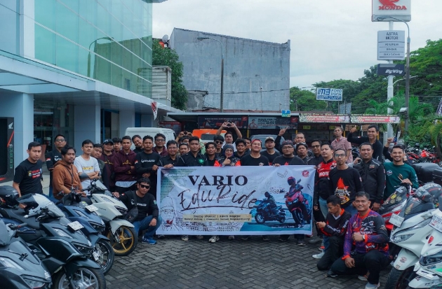 Asmo Sulsel Gelar Vario EduRide 2025: Touring Edukatif hingga Gathering Komunitas