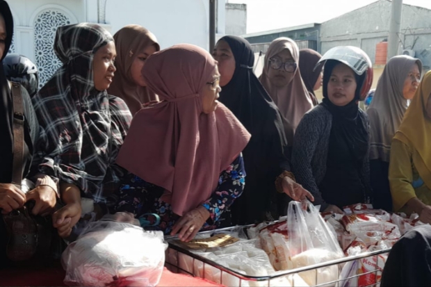 Jelang HBKN, DPKP Lutim Lakukan Gerakan Pangan Murah