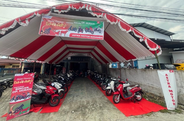 Astra Motor Sulsel Rayakan Lebaran dengan Pameran dan Promo Honda