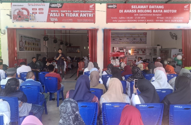 AHASS Bolong Raya Motor Diresmikan, Bengkel Resmi Honda Lebih Dekat untuk Warga Luwu