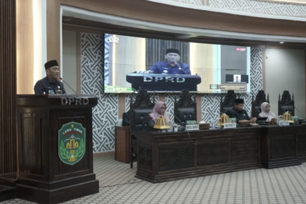 Jawaban Bupati Irwan Atas Pandangan Umum DPRD Terhadap 5 Ranperda