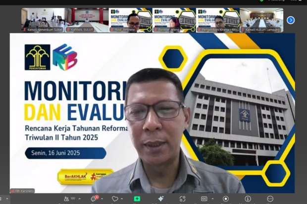 Kemenkum Raih Indeks Reformasi Birokrasi 90,38, Kemenkum Sulsel Komitmen Beri Kontribusi