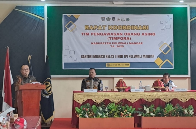 Imigrasi Polman Gelar Rapat Koordinasi TIMPORA, Perkuat Pengawasan Orang Asing
