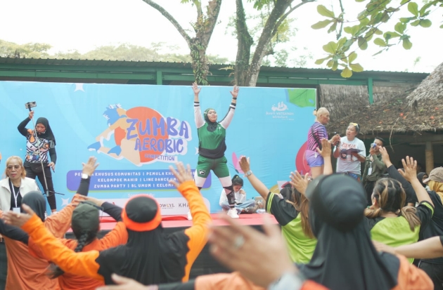 Ribuan Peserta Meriahkan Zumba Aerobic Competition di Bugis Waterpark Adventure