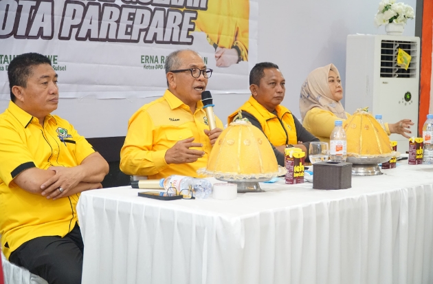 Silaturahmi Bareng DPD II Golkar Parepare, IAS Serukan Konsolidasi - Redam Faksi Internal