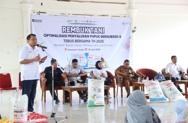Pupuk Indonesia Ajak Petani Takalar Tebus dan Pahami Aturan Baru Pupuk Subsidi