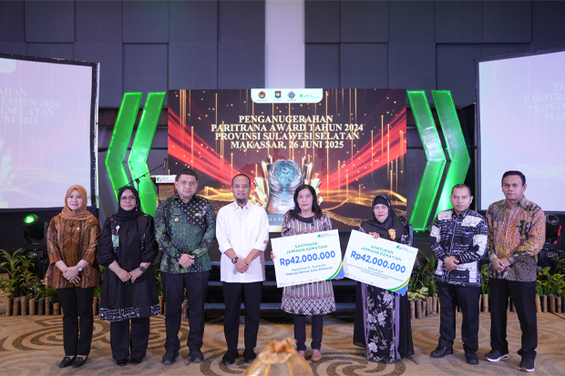 Munafri-Aliyah Bawa Makassar Jadi Contoh Nasional Perlindungan Sosial Tenaga Kerja