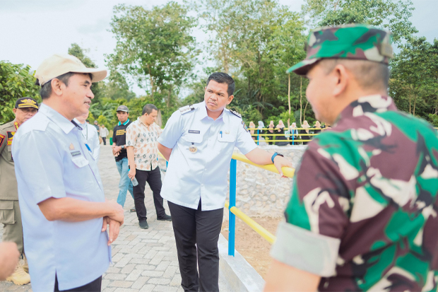 Embung Savana Resmi Beroperasi, Bupati Uji Nurdin Apresiasi TMMD Kodim 1410 Bantaeng