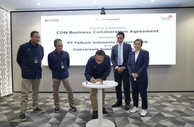 Telkom dan Conversant Hadirkan Solusi Distribusi Konten Digital Cepat dan Aman