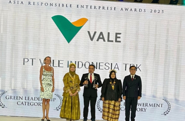 PT Vale Raih Prestasi Ganda di AREA 2025 Bangkok Berkat Program Lingkungan & Komunitas