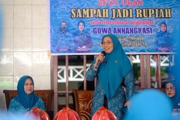 PKK Gowa Dukung Projek Sihijau, Fokus Perbaikan Pengelolaan Sampah