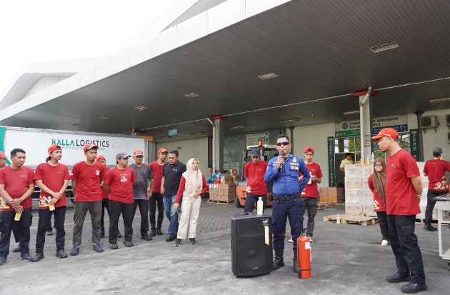 Kalla Translog Gelar Simulasi Tanggap Darurat, Upaya Perkuat Budaya K3