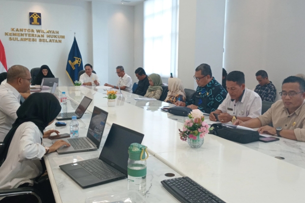Pemkab Luwu Utara Harmonisasi Dua Ranperda Bersama Kemenkum Sulsel