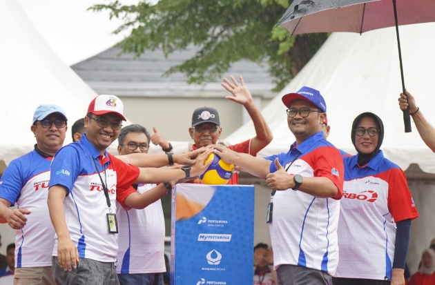 Pertamina Dorong Prestasi Generasi Muda Sulsel Lewat Turnamen Voli
