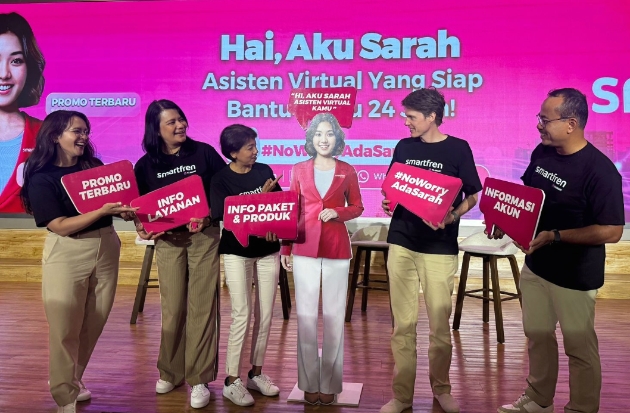 Smartfren Luncurkan Sarah, Asisten Virtual AI Siap Layani Pelanggan 24/7