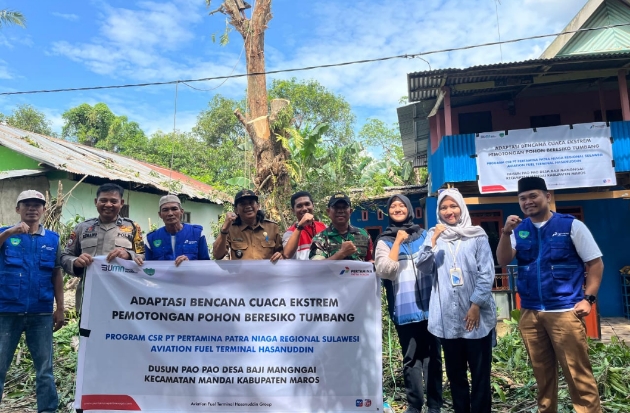 Dukung Adaptasi Iklim, Pertamina Bangun Desa Tangguh Bencana di Maros