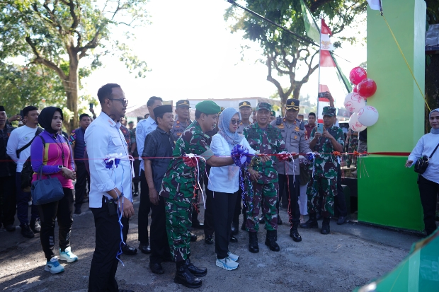 Diresmikan Bupati, Gerbang Baru Koramil Tinggimoncong Simbol Keterbukaan