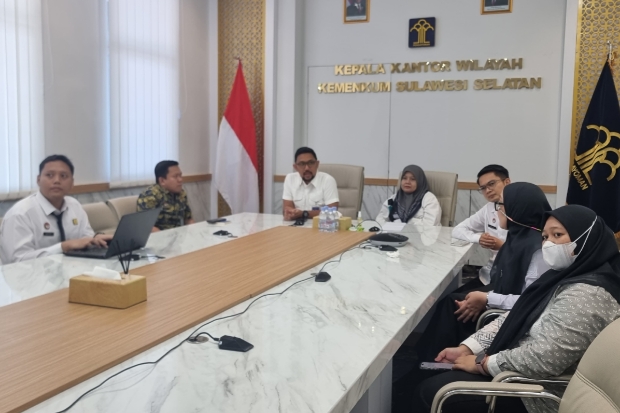 Kanwil Kemenkum Sulsel Ikuti Sosialisasi Sistem Kerja ASN yang Terbaru