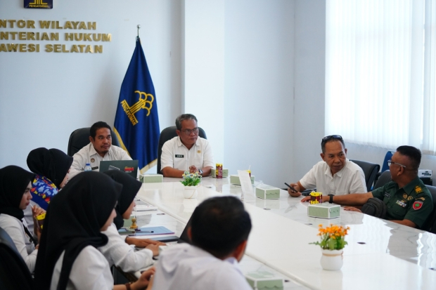 Batas Wilayah Dipertegas, Kemenkum Sulsel Harmonisasi 14 Raperwali Kota Makassar