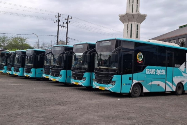 Rute Bus Trans Sulsel Jangkau Mamminasata, Hadirkan Layanan Terintegrasi Antarwilayah