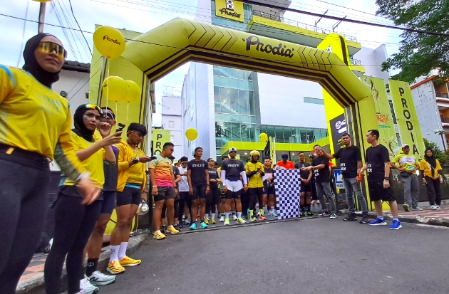 Prodia Healthy & Fun with Community Dimulai dari Makassar, Semarak Diikuti Ratusan Pelari