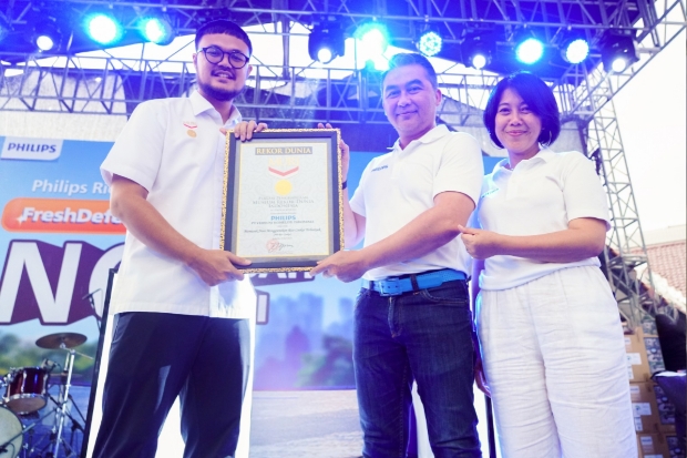 Philips Raih Rekor MURI, Masak Nasi dengan 300 Rice Cooker Dua Hari Non Stop