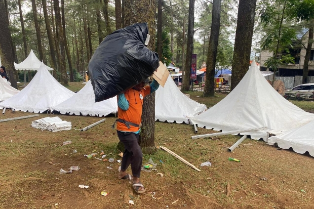 Tim Kolaborasi Berhasil Jaga Kebersihan Area Selama Beautiful Malino 2025