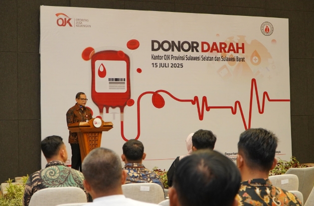 150 Kantong Darah Terkumpul dari Aksi Sosial OJK Sulselbar
