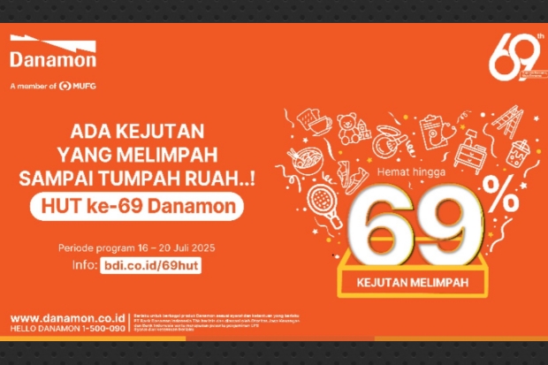 Danamon Rayakan HUT ke-69 dengan Semangat Tumbuh dan Maju Bersama