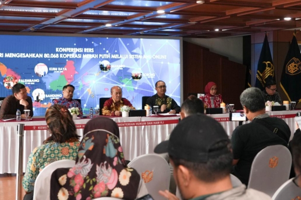Lampaui Target, Kemenkum Sahkan 80.068 Koperasi Merah Putih Lewat Sistem AHU Online