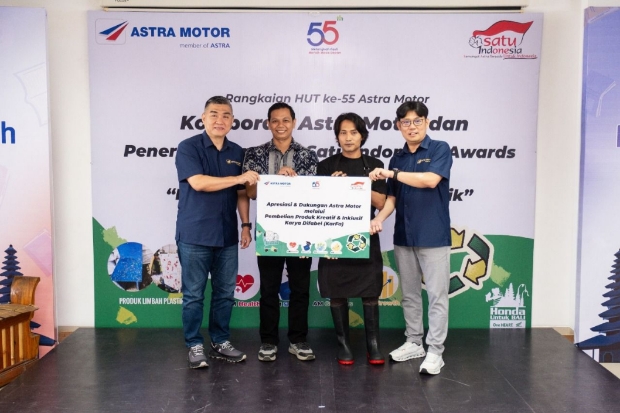 Astra Motor & KarFa Kolaborasi Ubah Sampah Jadi Karya