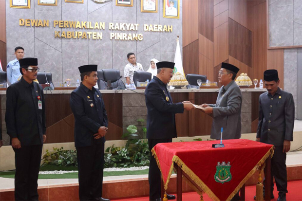 DPRD Pinrang Setujui Ranperda Pertanggungjawaban APBD Tahun Anggaran 2024