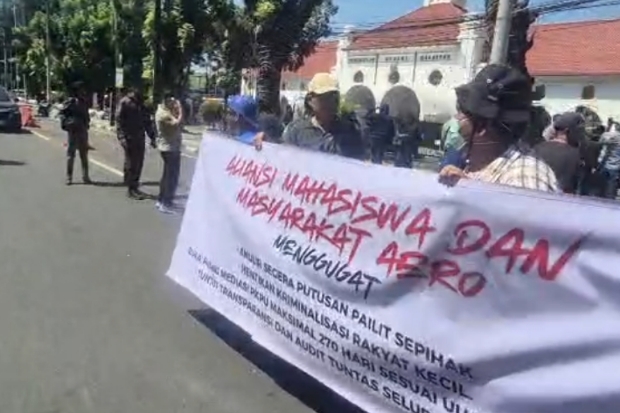 Tolak Putusan Pailit Developer Perumahan Elite, AMARA Geruduk PN Makassar