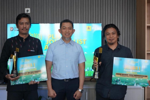 Dua Jurnalis Sulsel Sabet Juara Nasional di PLN Journalist Awards 2024