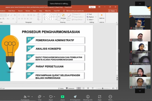 Kemenkum Sulsel Bahas Peran Strategis dalam Pembentukan Produk Hukum Daerah