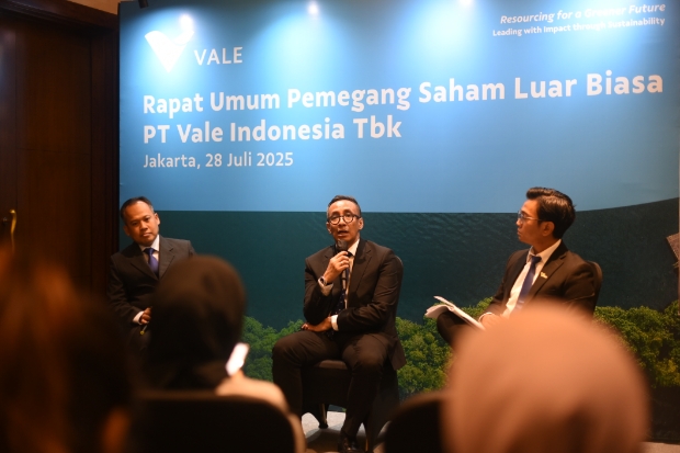 RUPSLB PT Vale Tetapkan Direksi-Komisaris Baru, Bernardus Irmanto Jabat CEO
