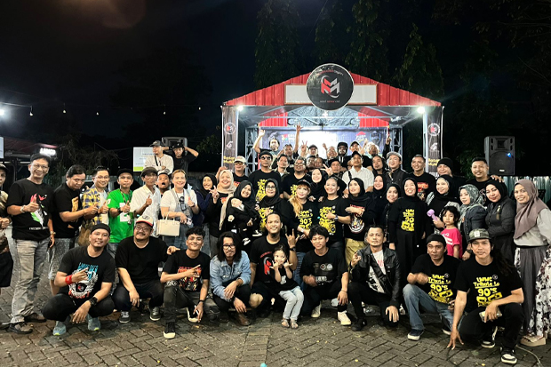 Jelang Perayaan Puncak 5th Anniversary, LMMC 90's Sukses Adakan Bazar Musik