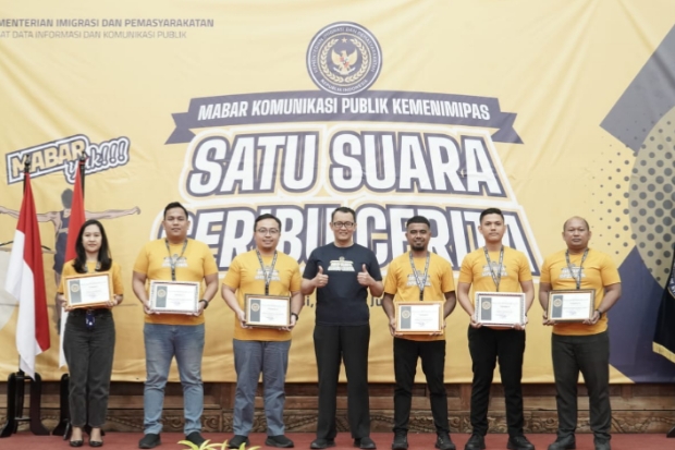 Ditjen Imigrasi Sulsel Raih Penghargaan Kanwil Terakselerasi di Lingkup Kemenimipas