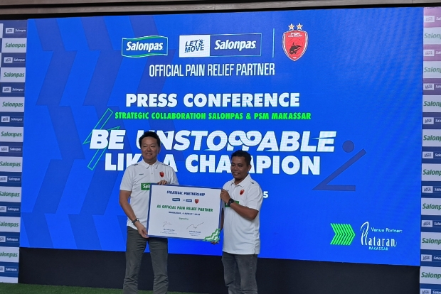 Salonpas Resmi Jadi Sponsor PSM Makassar, Gaungkan Semangat Juara & Pantang Menyerah