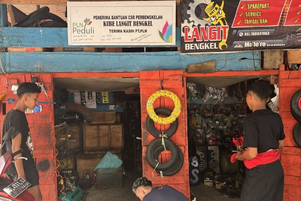 Langit Bengkel di Bantaeng Makin Berkembang Berkat Dukungan PLN