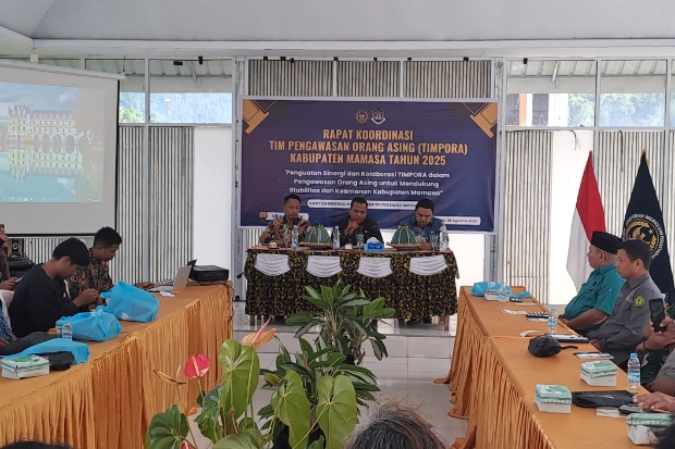 Imigrasi Polman Gelar Rapat Timpora Mamasa, Perkuat Pengawasan Orang Asing