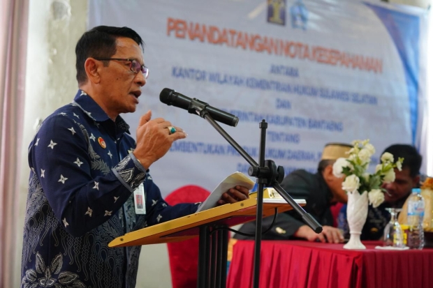 Pemkab Bantaeng Diapresiasi Hadirkan Pos Bantuan Hukum di 24 Desa